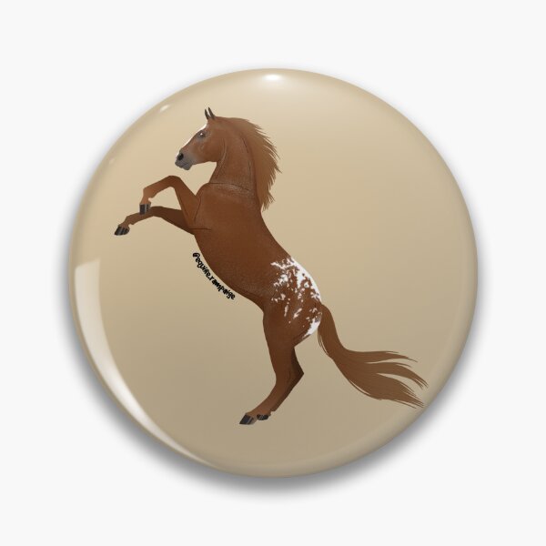 Item preview, Rearing Chestnut Appaloosa - Equine Rampaige designed and sold by equinerampaige.