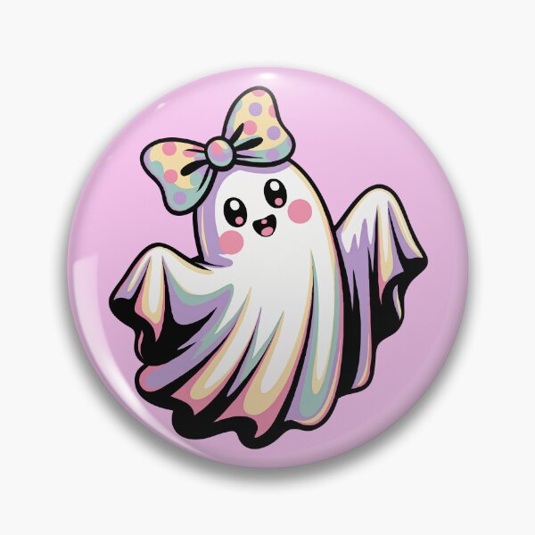 Item preview, Pastel Kawaii Halloween Ghost - Cute and Spooky Ghost designed and sold by YourSocialBae.