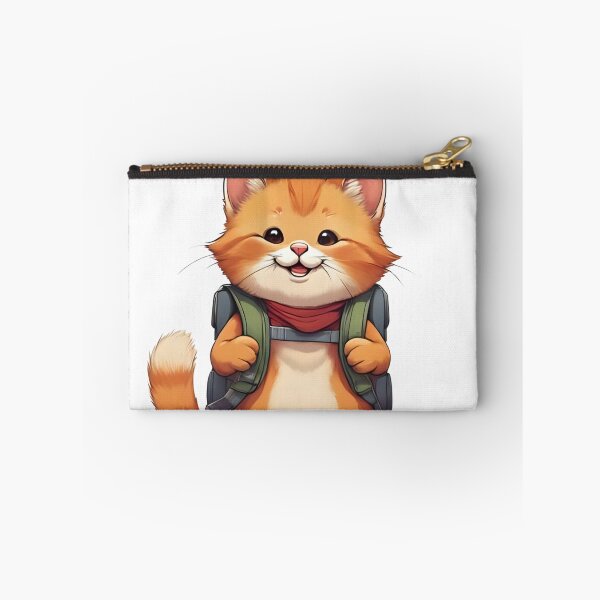 Item preview, Cute Cat with School Backpack Back to School Design designed and sold by Pixel--Threads.