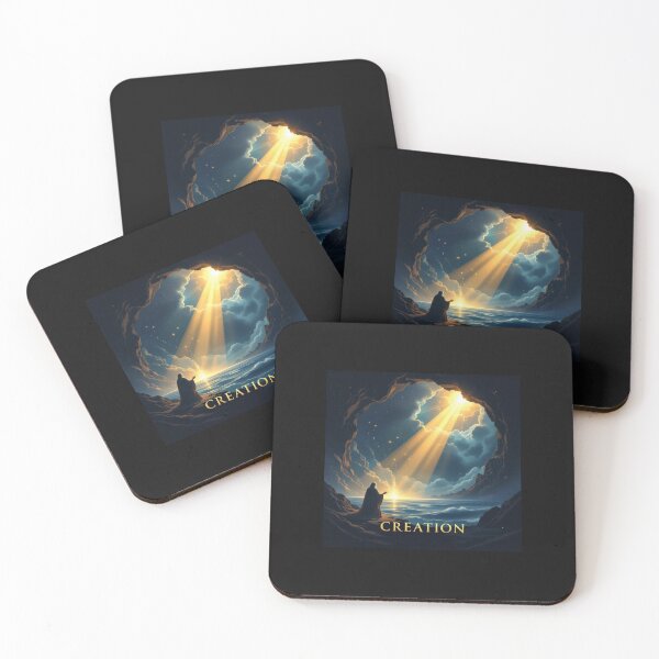 Item preview,  Genesis 1:1 — A holy and majestic 3D biblical artwork of creation.  designed and sold by PaintMeWorld.