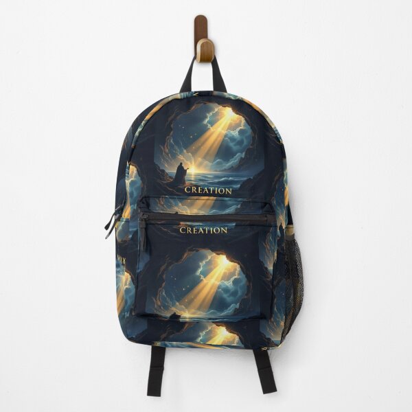 Item preview, Genesis 1:1 — A holy and majestic 3D biblical artwork of creation. designed and sold by PaintMeWorld.