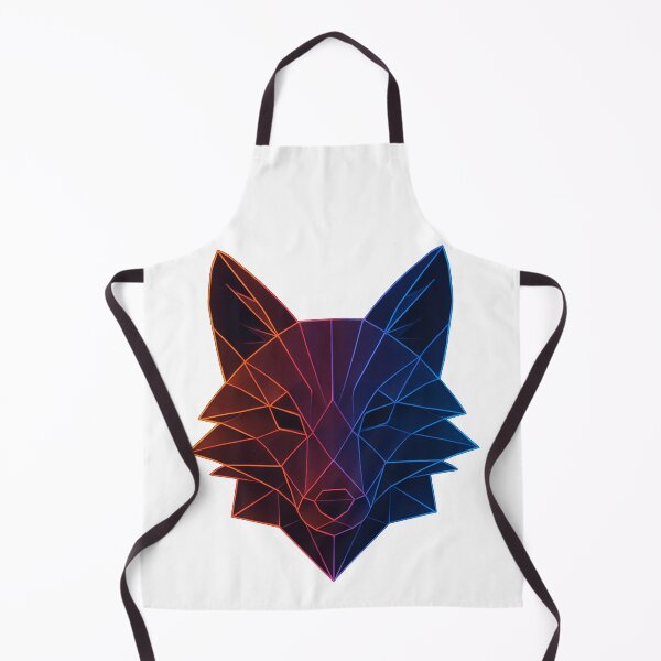 Item preview, GeoNeon Fox | Ember Collection | Vibrant Geometric Neon Art designed and sold by Avagen Designs.