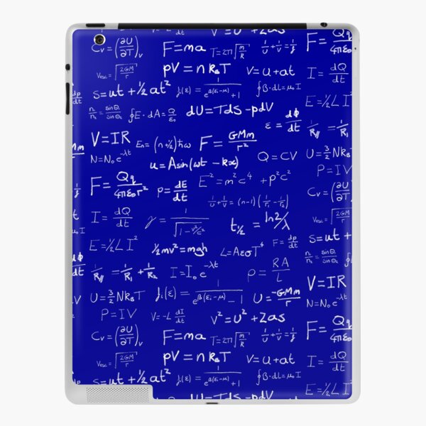 Physics Equations Ipad Case Skin By Ricemann Redbubble