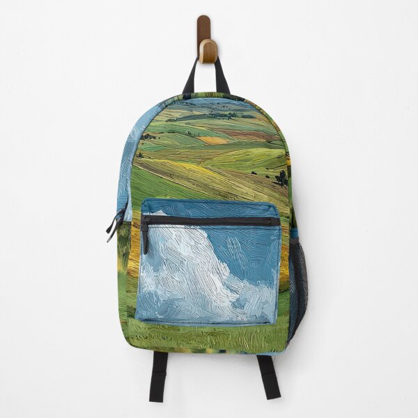 Item preview, VIBRANT FIELDS UNDER A CLOUDY SKY designed and sold by ArtbyRolleen.