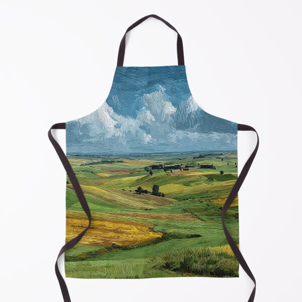 Item preview, VIBRANT FIELDS UNDER A CLOUDY SKY designed and sold by ArtbyRolleen.