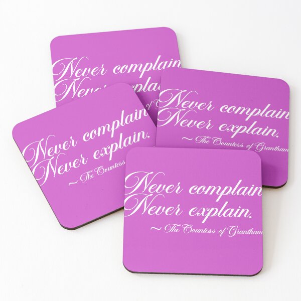 Item preview, Never Complain Never Explain designed and sold by Kwiggill.