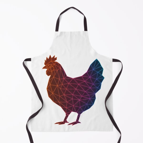 Item preview, GeoNeon Chicken | Ember Collection | Vibrant Geometric Neon Art designed and sold by Avagen Designs.