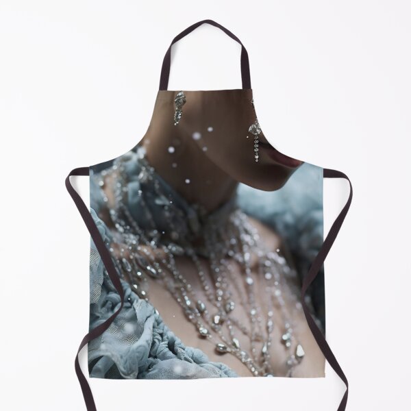 Item preview, Ethereal Blue Dress with Floral Accents and Beading designed and sold by anytka.