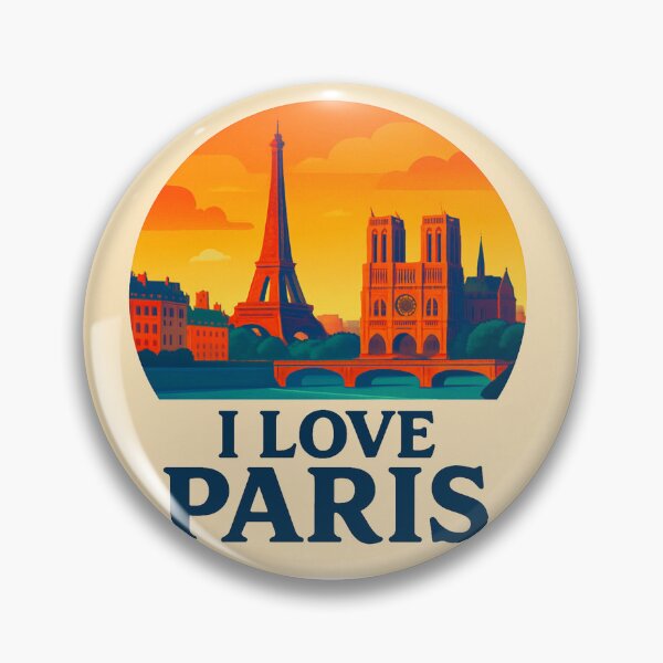 Item preview, I LOVE PARIS SKYLINE BY LOLA BLUE designed and sold by Lola Blue.