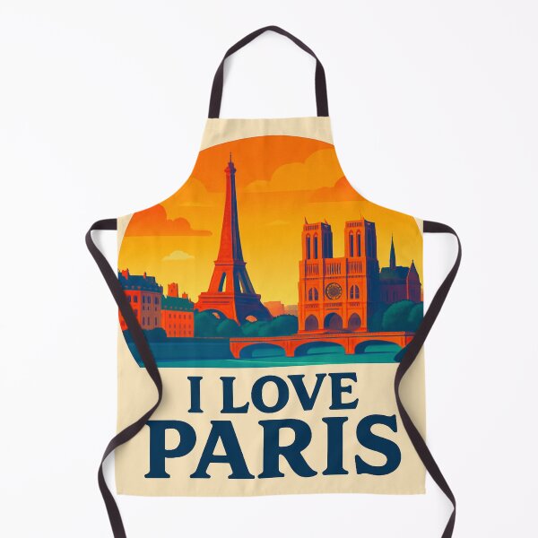 Item preview, I LOVE PARIS SKYLINE BY LOLA BLUE designed and sold by Lola Blue.