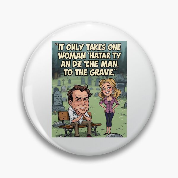 Item preview, One Woman, Many Graves – Funny Cartoon Satire designed and sold by RAKO13.