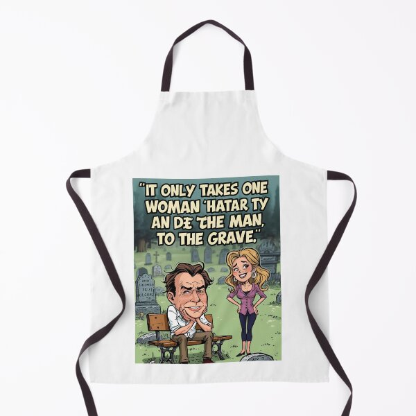 Item preview, One Woman, Many Graves – Funny Cartoon Satire designed and sold by RAKO13.