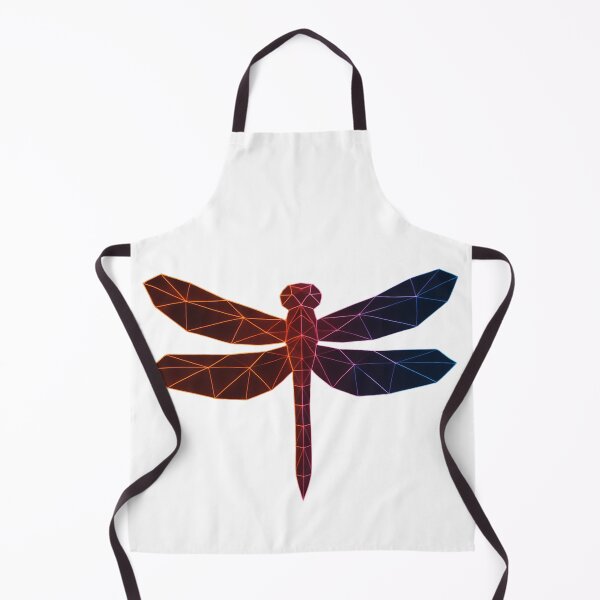 Item preview, GeoNeon Dragonfly | Ember Collection | Vibrant Geometric Neon Art designed and sold by Avagen Designs.