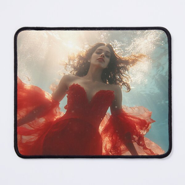 Item preview, Lady in red dress underwater designed and sold by anytka.