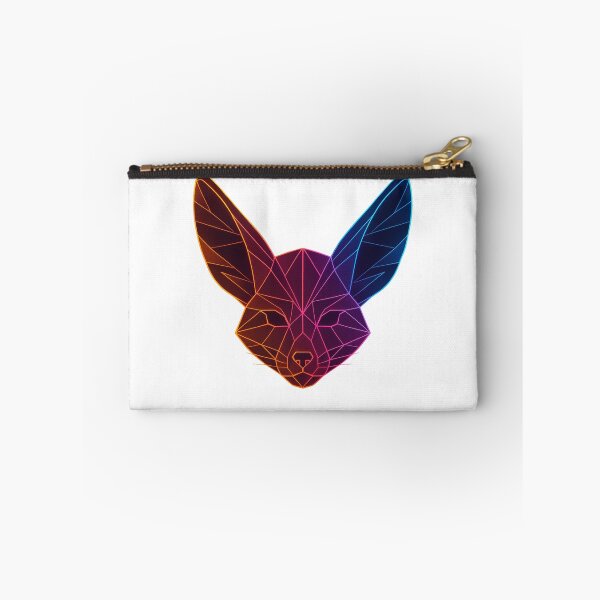 Item preview, GeoNeon Fennec Fox | Ember Collection | Vibrant Geometric Neon Art designed and sold by Avagen Designs.