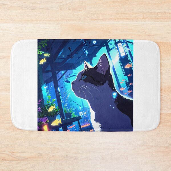 Item preview, Cat Underwater City designed and sold by The Collection.
