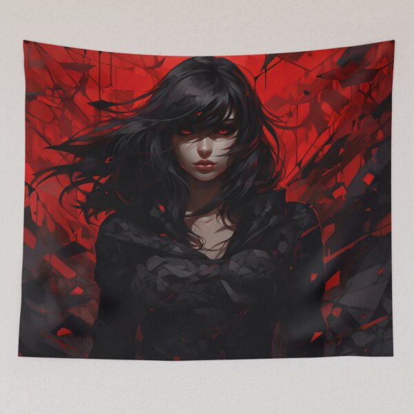 Item preview, Mysterious Figure and the Red Halo designed and sold by anytka.