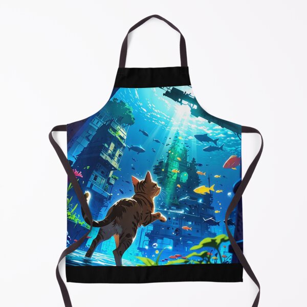Item preview, Cat Underwater City designed and sold by The Collection.