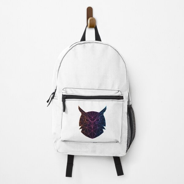 Item preview, GeoNeon Owl | Ember Collection | Vibrant Geometric Neon Art designed and sold by Avagen Designs.
