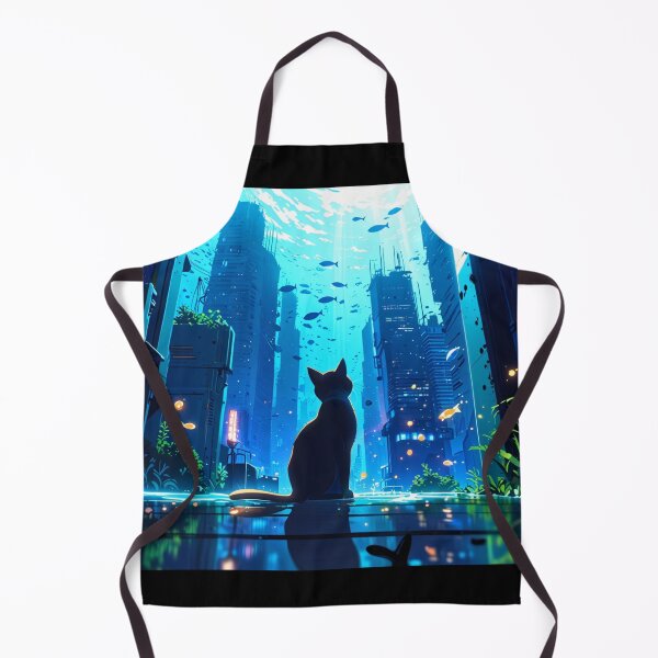 Item preview, Cat Underwater City designed and sold by The Collection.