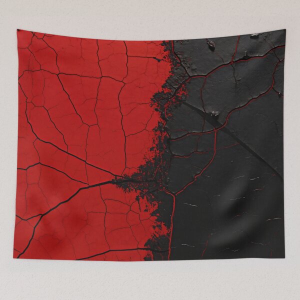 Item preview, Scarlet Fissures on Obsidian designed and sold by anytka.
