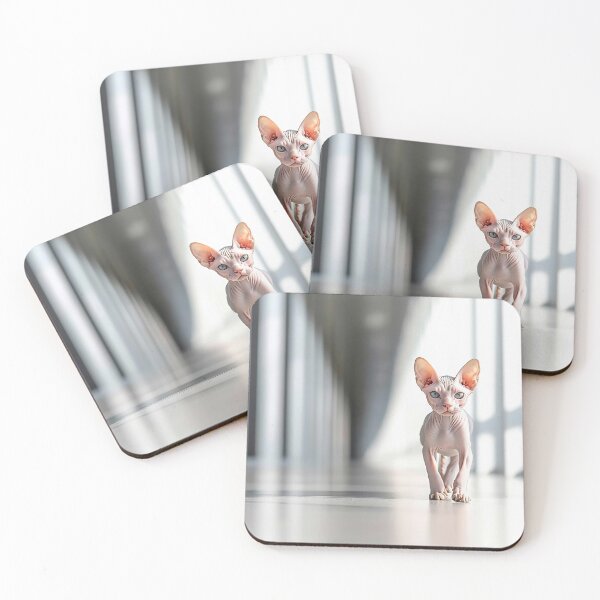 Item preview, Sphynx cat in hallway designed and sold by anytka.