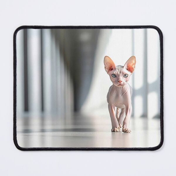 Item preview, Sphynx cat in hallway designed and sold by anytka.