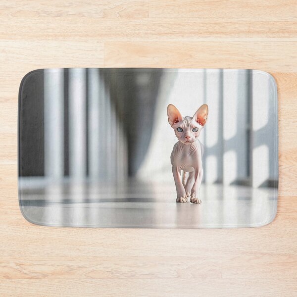 Item preview, Sphynx cat in hallway designed and sold by anytka.