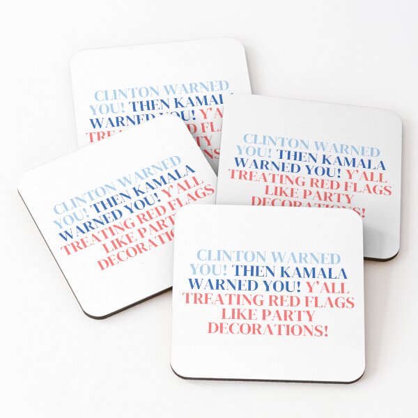 Item preview, Clinton & Kamala warned us designed and sold by annaseditss.