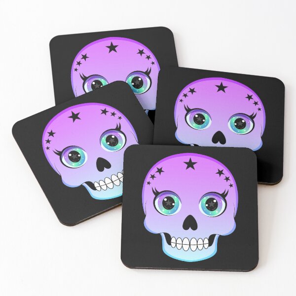 Item preview, Cute Goth Skull designed and sold by kiyanochka.