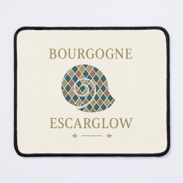 Item preview, Escarglow — Burgundy Snail & Tiles designed and sold by Bratak.