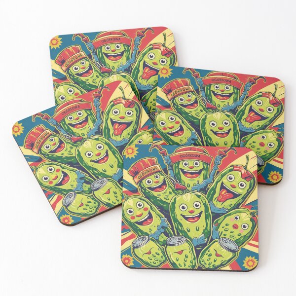 Item preview, Ogórkowa Crew – Funny Pickle Cartoon Pop Art Design designed and sold by dotitoko.