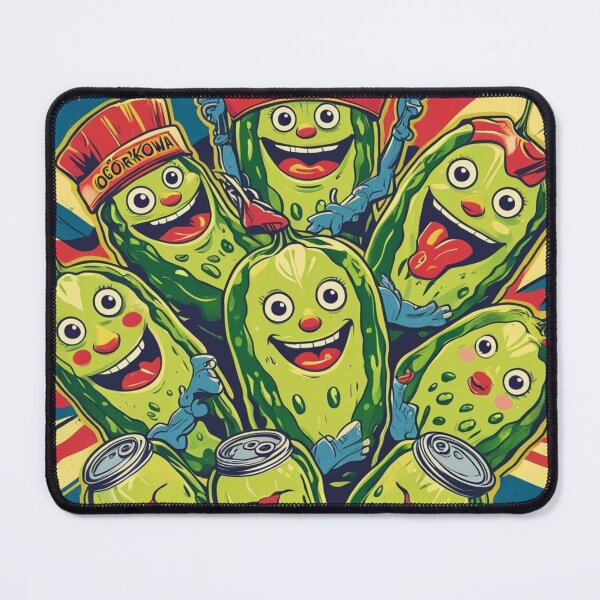 Item preview, Ogórkowa Crew – Funny Pickle Cartoon Pop Art Design designed and sold by dotitoko.