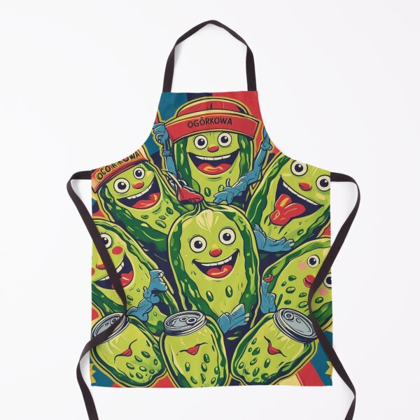 Item preview, Ogórkowa Crew – Funny Pickle Cartoon Pop Art Design designed and sold by dotitoko.