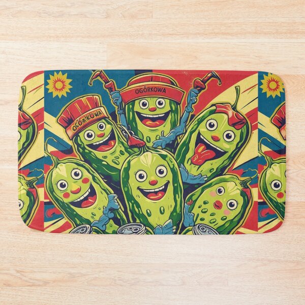 Item preview, Ogórkowa Crew – Funny Pickle Cartoon Pop Art Design designed and sold by dotitoko.