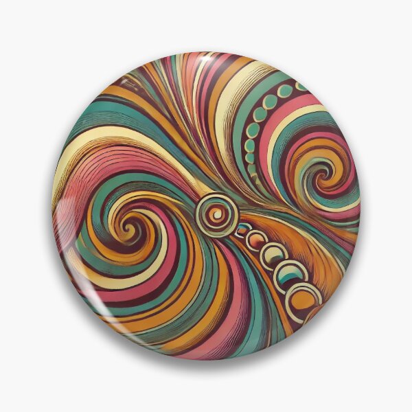 Item preview, Groovy Vortex – 1970s Psychedelic Seamless Pattern designed and sold by Silmoyo.