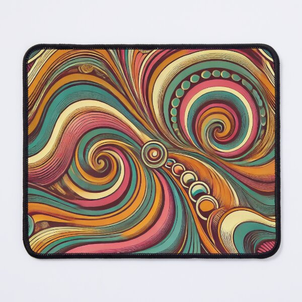 Item preview, Groovy Vortex – 1970s Psychedelic Seamless Pattern designed and sold by Silmoyo.