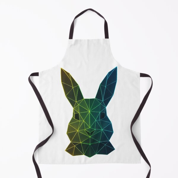 Item preview, GeoNeon Rabbit | Aurora Collection | Vibrant Geometric Neon Art designed and sold by Avagen Designs.
