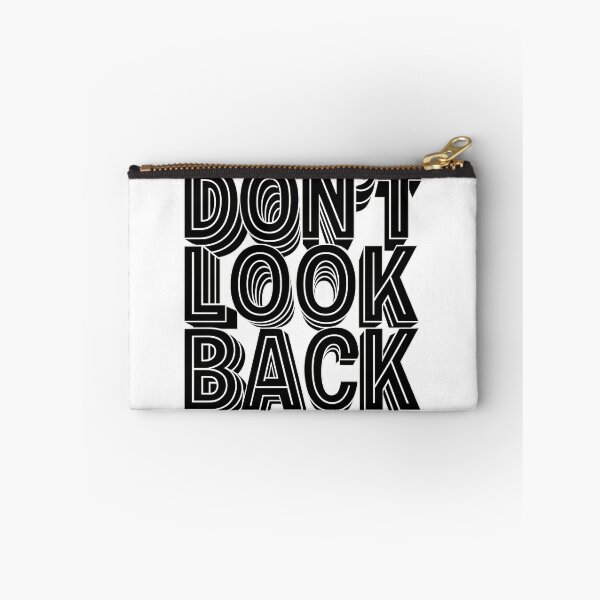 Item preview, Don’t Look Back – Bold Typographic Illusion Design designed and sold by VDekDesigns.