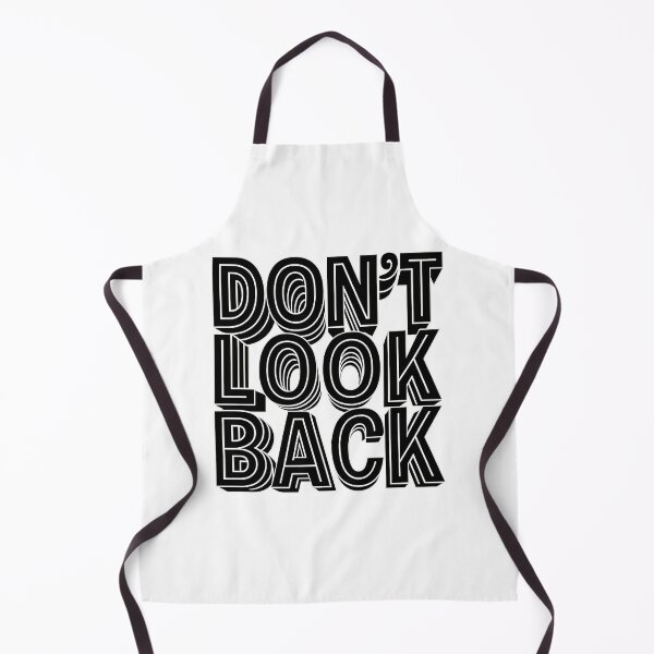 Item preview, Don’t Look Back – Bold Typographic Illusion Design designed and sold by VDekDesigns.