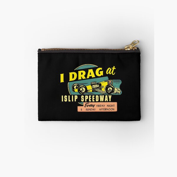 Item preview, I Drag at Islip Speedway - yellow dragster designed and sold by retropetrol.