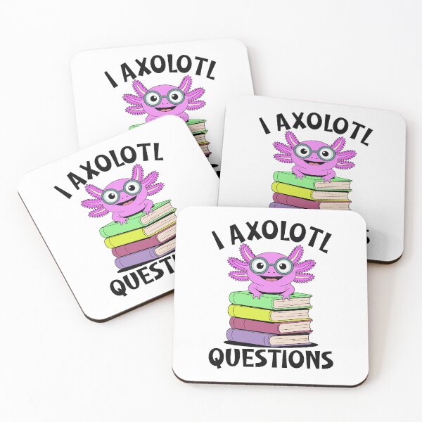 Item preview, Cute Axolotl With Glasses Sitting On Books Funny Reading Design Gifts designed and sold by Maniutek.