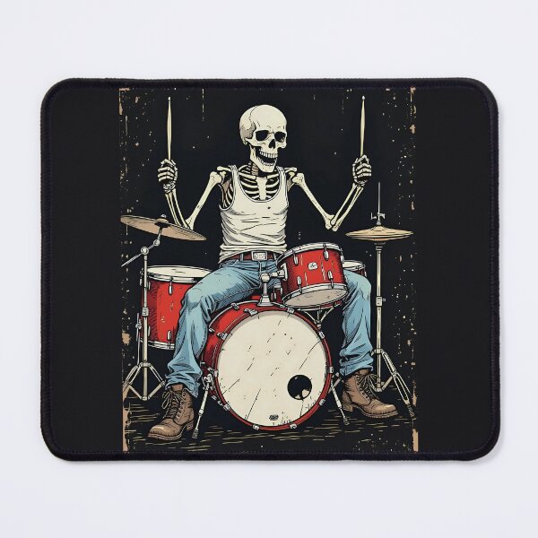 Item preview, Skeleton Drummer  designed and sold by CreepyCornerArt.