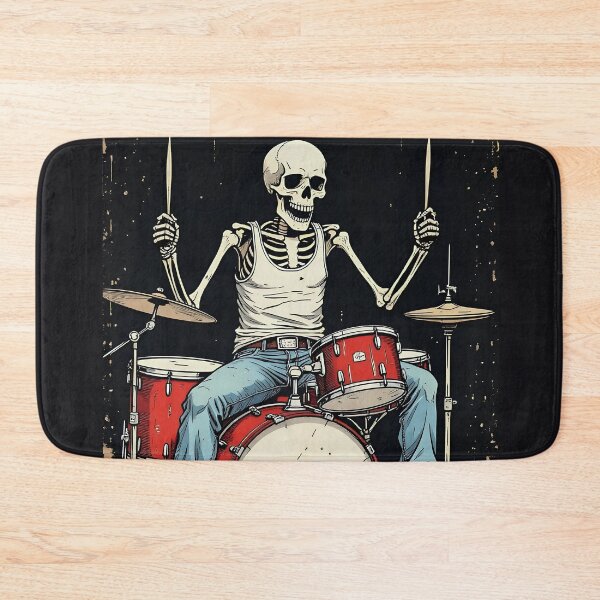 Item preview, Skeleton Drummer  designed and sold by CreepyCornerArt.