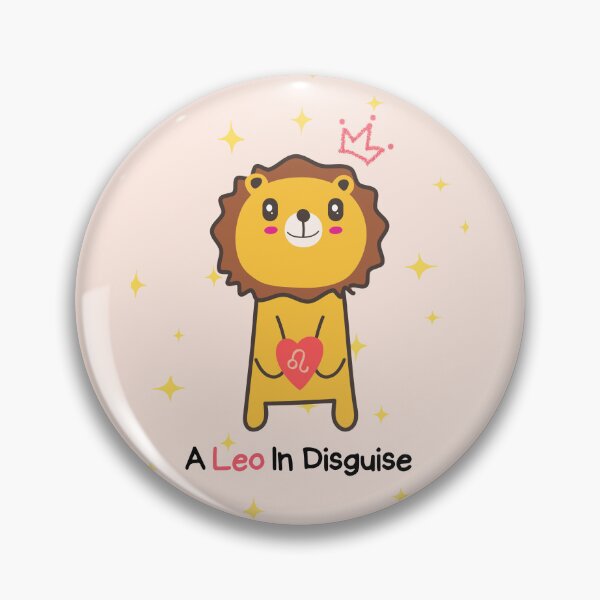 Item preview, "A Leo In Disguise" - Cute Zodiac Lion Design designed and sold by RoraLily.