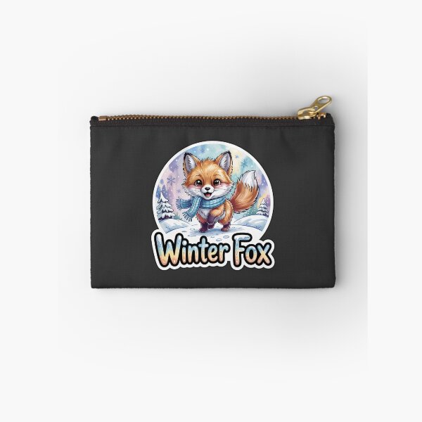 Item preview, Winter Fox – Cute Snowy Chibi Fox Animal Sticker designed and sold by Nuist25.
