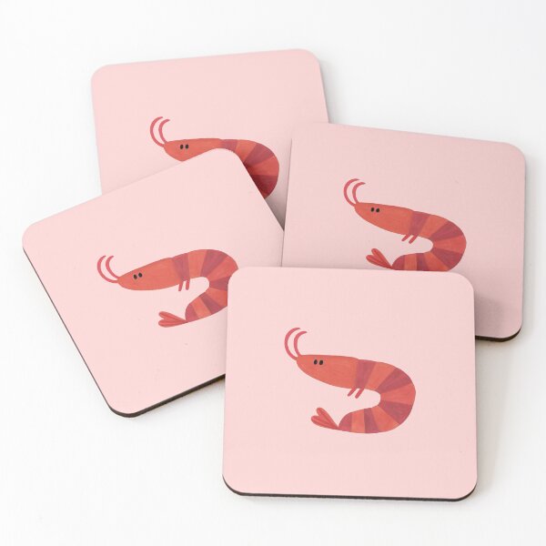 Item preview, red cute shrimp designed and sold by serenddy.