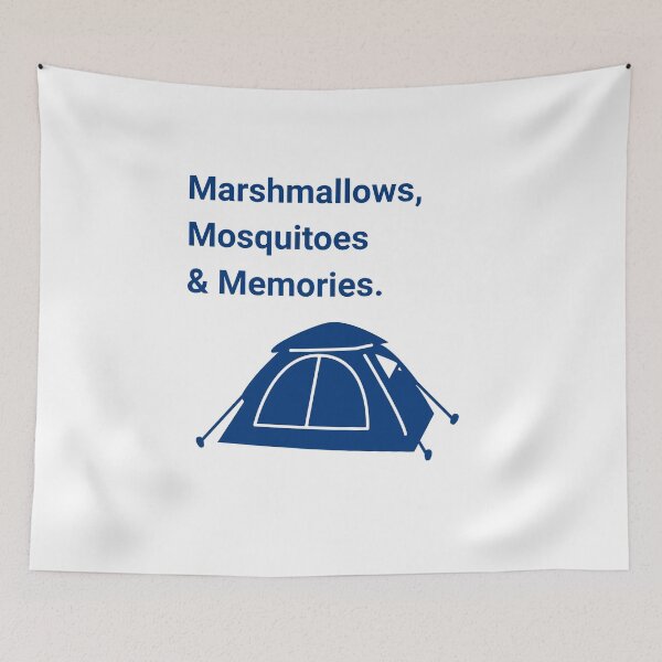 Item preview, Nostalgic Camping design tshirt Marshmallows Mosquitoes Memories designed and sold by If a tree falls.