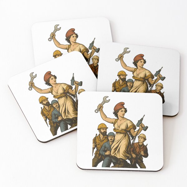 Item preview, Liberty Leading the Workers Parody Art designed and sold by The Classics Freak.
