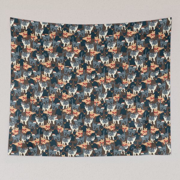 Item preview, Christmas Cat Design – Festive Holiday Kitty Art designed and sold by JVCreative.